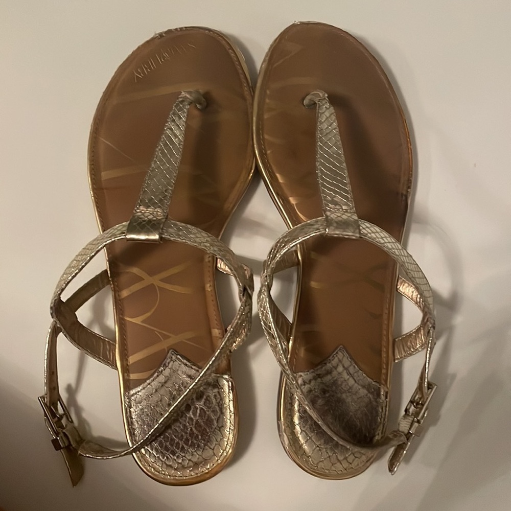 Sam & Libby Gold sandals